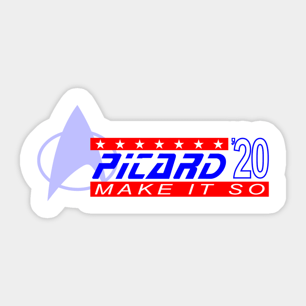 Picard Presidential Campaign Sticker by GrumpyVulcanCampaign